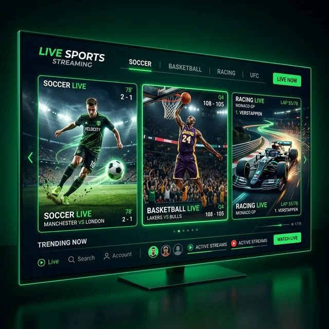 Sports Streaming Interface